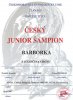 Český junior šampión.
