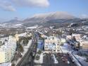 Mesto v zime.